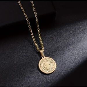 Stainless Steel Catholic Saint Benedict Cross Round Pendant Necklace NEW